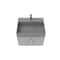 Castello Usa Amazon 24-inch Gray Vanity Set with Gray Top and Chrome Handles CB-MC-24G-CHR-2056-GR - alternate 4